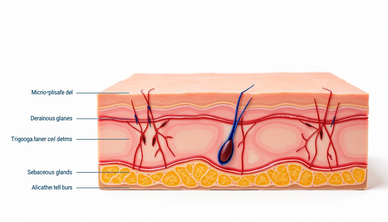 Skin Structure Science Free Layered Skin Diagram Image - Skin, Anatomy, Epidermis | Download ...