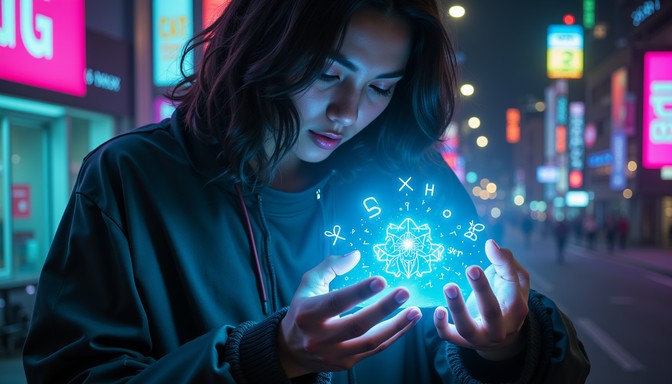 Free Digital Magic Unleashed Image - Cyberpunk, Spellcasting, Digital ...