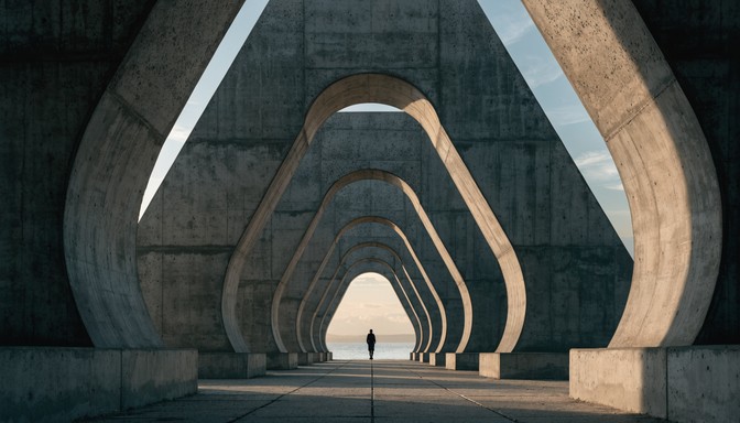 Free Elegant Repeating Arches Image - Archways, Corridor, Minimalist ...