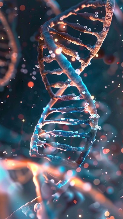 Led Dna Background Download Illuminated DNA Strand Image - Dna, Neon, Helix | StockCake