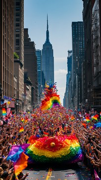 Visual Parade Free Vibrant Parade Scene Image - Parade, Balloons, City | Download at ...