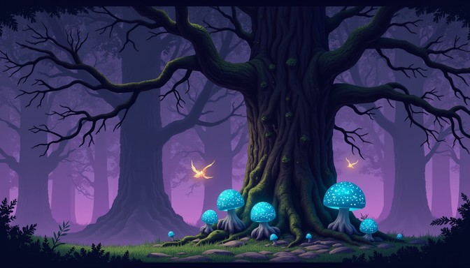 Free Glowing Forest Guardian Image - Mystical, Forest, Tree | Download ...