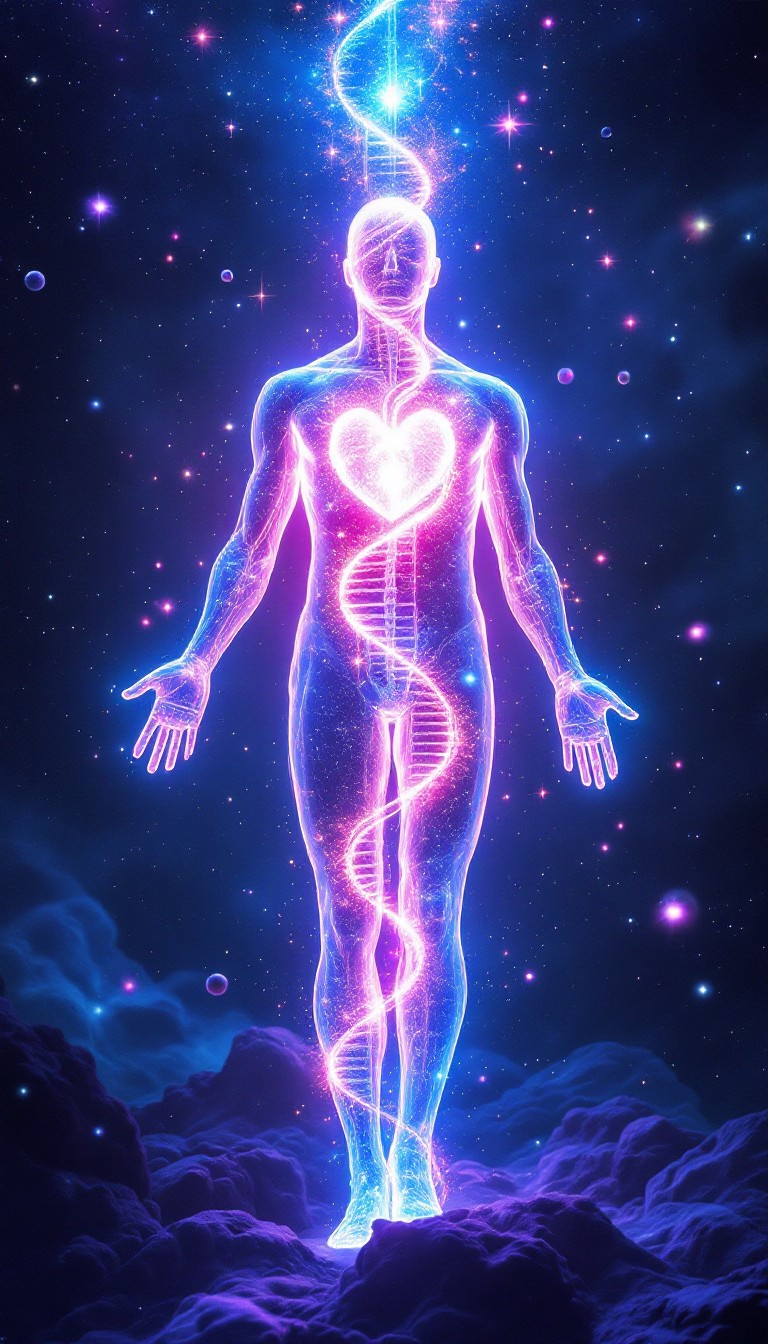 Free Cosmic Body Transformation Image - Translucent, Human, Cosmic ...