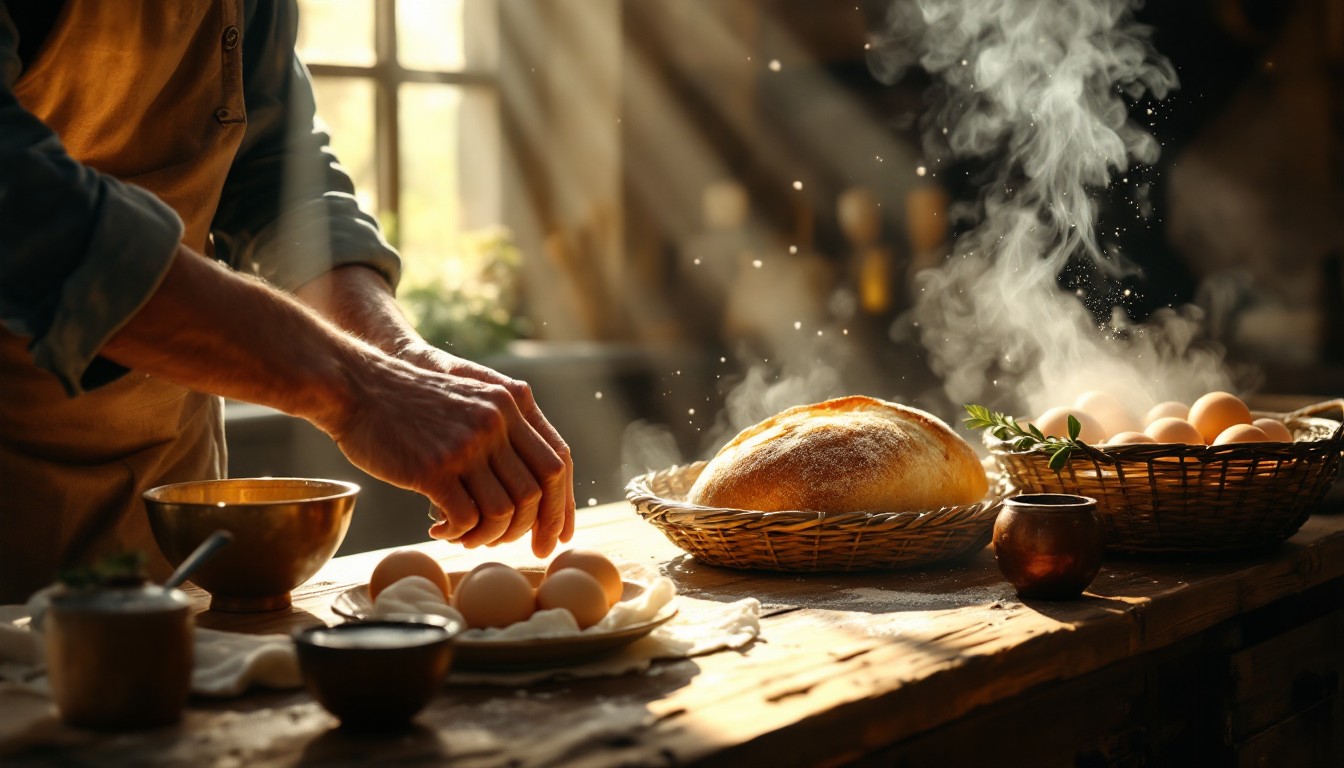 To Cook Breakfast Free Golden Breakfast Preparation Image - Breakfast, Cooking, Kitchen ...