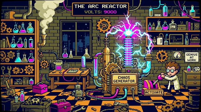 Free Pixelated Inventor's Laboratory Image - Pixel, Retro, Laboratory ...