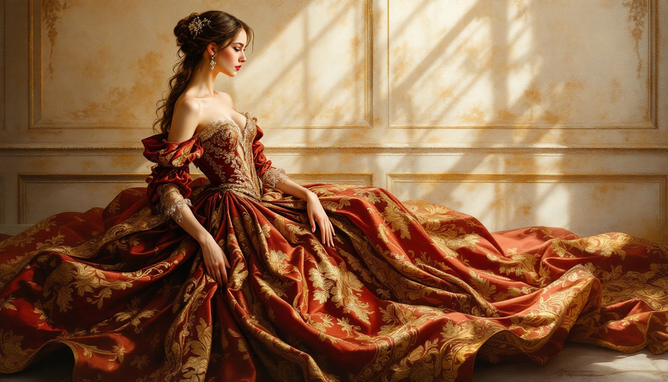 Free Renaissance Red Elegance Image - Renaissance, Portrait, Gown ...