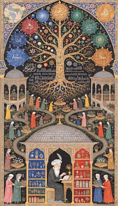 Free Persian Library Scholar Image - Persian, Miniature, Scholar ...