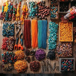 Free Colorful Bead Collection Image - Beads, Colorful, Jewelry ...