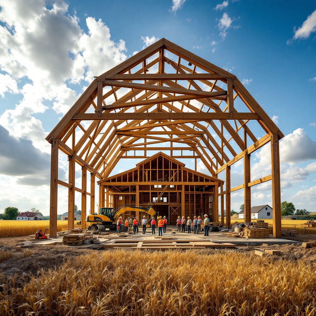 Timber Building Ridge Image Free Timber Frame Rising Image - Barn, Timber, Construction | Download ...