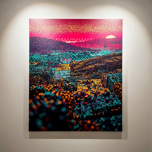Free Textured Pixel World Image - Pixelart, Landscape, Mountains ...