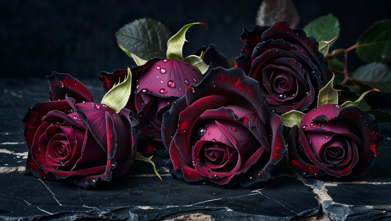 Free Gothic Black Roses Image - Gothic, Roses, Black | Download at ...