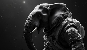 Free Cosmic Elephant Explorer Image - Elephant, Astronaut, Space ...