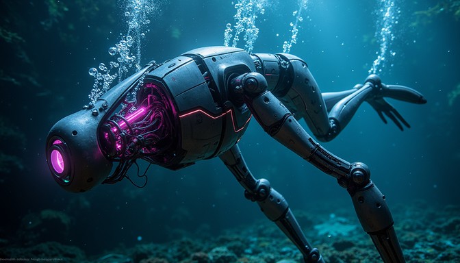 Free Luminous Aquatic Machine Image | Download at StockCake
