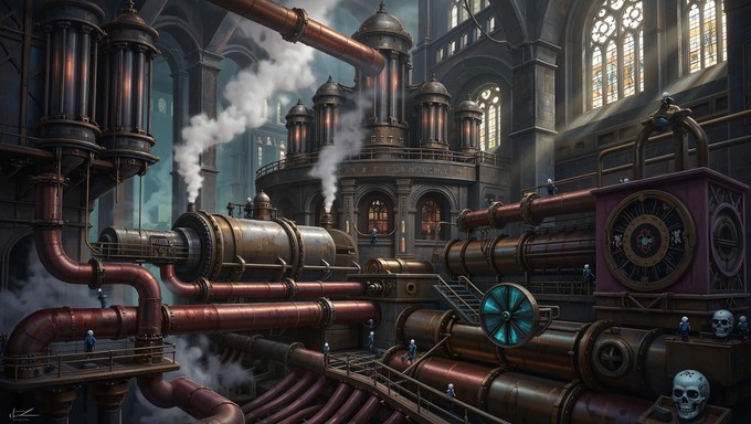 Gothic Engineer Free Industrial Gothic Nightmare Image - Gothic, Industrial, Turbine ...