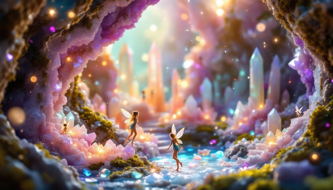 Stardust Sample Collection Download Enchanted Geode World Image - Fairy, Fairies, Crystal | StockCake