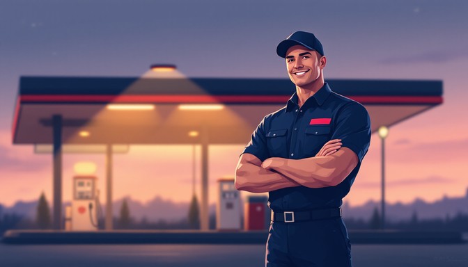 Free Sunset Service Station Image - Sunset, Retro, Station | Download ...