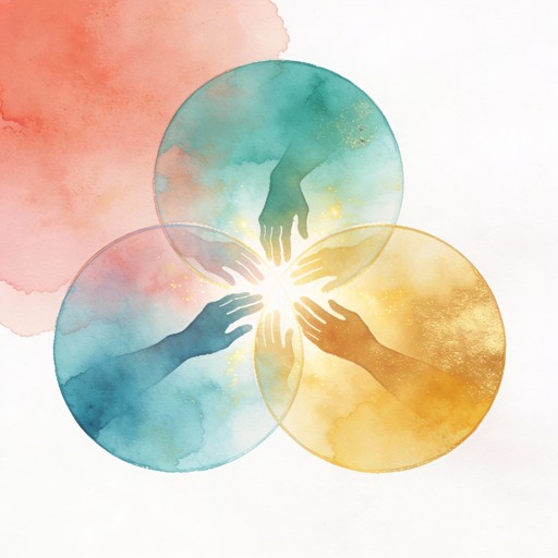 Free Unity Through Colors Image - Watercolor, Minimalist, Circles ...