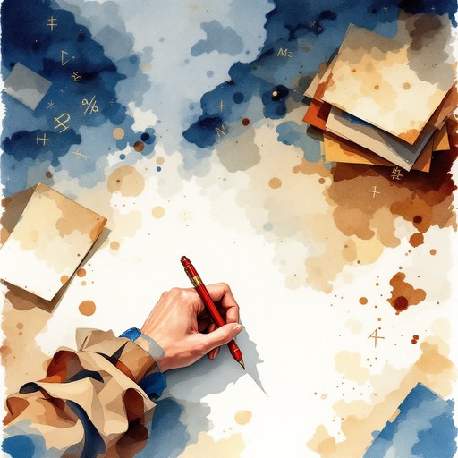 Free Scholar's Creative Moment Image - Watercolor, Scholarly, Pen ...