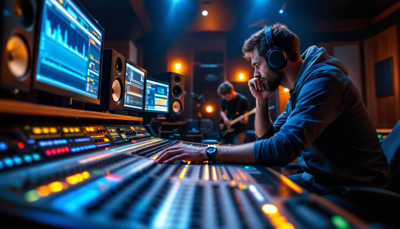 Free Studio Engineer Working Image - Studio, Audio, Mixing | Download ...