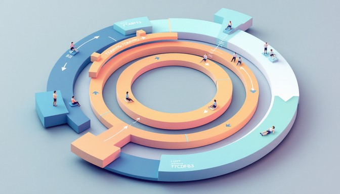 Free Colorful Circuit Design Image - 3d, Circular, Minimalist ...