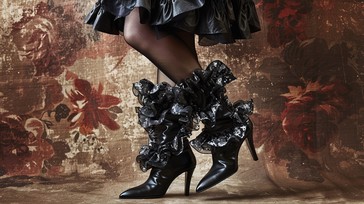 Free Elegant Ruffled Boots Image - Fashion, Elegance, Boots | Download ...
