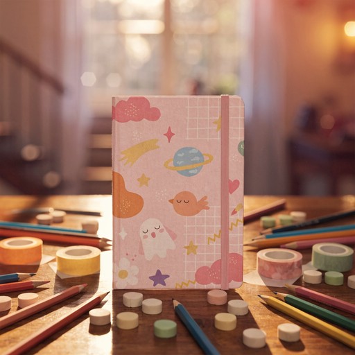 Free Cozy Creative Space Image - Notebook, Kawaii, Pastel | Download at ...