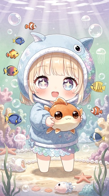 Free Underwater Kawaii Dreams Image - Chibi, Kawaii, Anime | Download ...