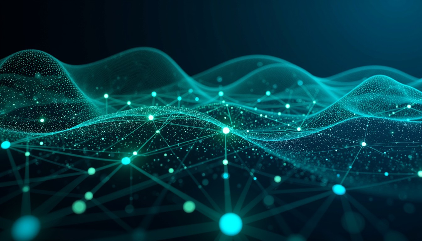 Network Wave Background Free Luminous Network Waves Image - Network, Digital, Cyber | Download ...