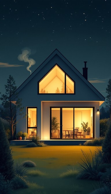 Free Cozy Nordic Home Image - Modern, Geometric, Architectural ...