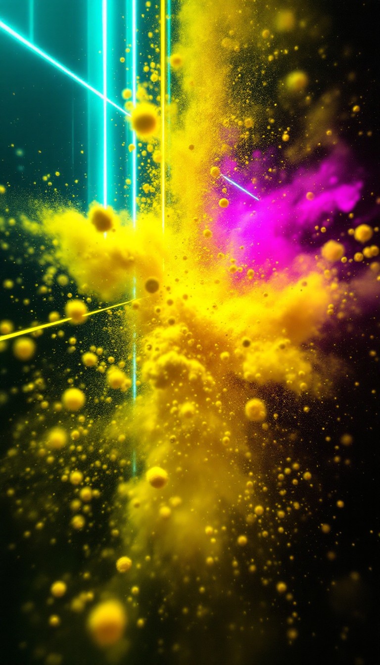 Neon Explotion Puff Free Neon Powder Explosion Image - Cyberpunk, Neon, Powder | Download ...
