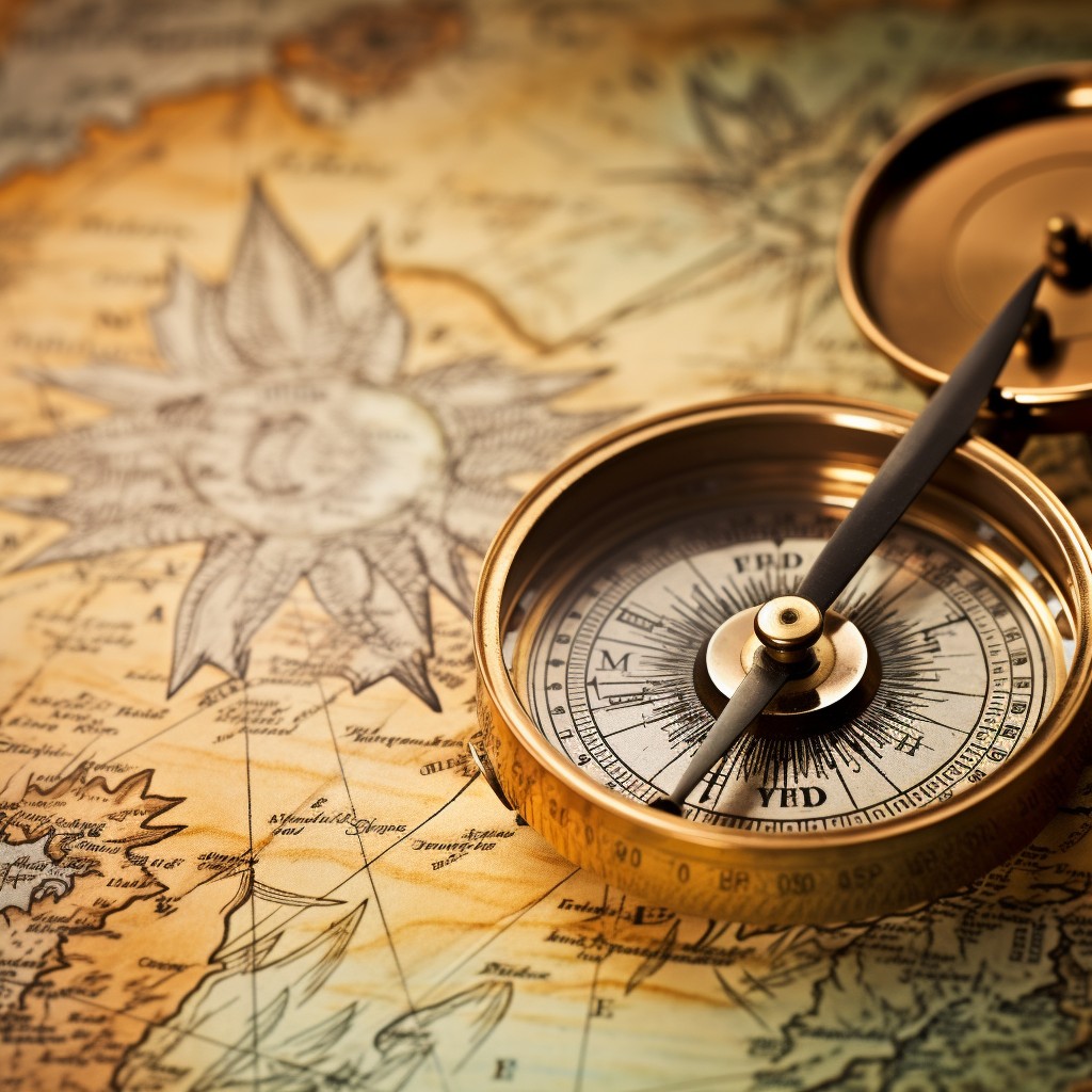 Free Vintage Compass Navigation Image - Compass, Map, Vintage ...
