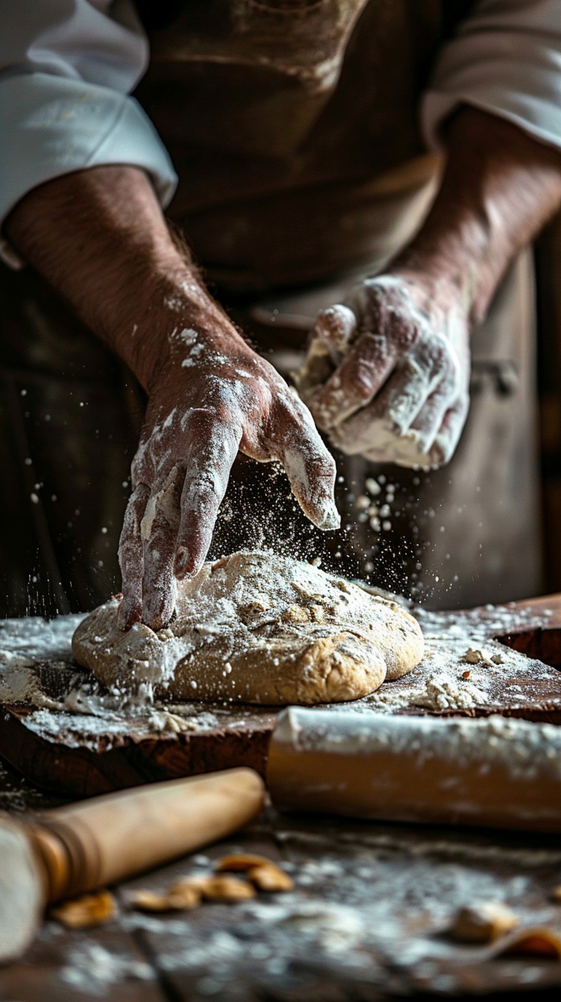 Baking Homade Images Free Baking Homemade Bread Image - Baker, Flour, Dough | Download at ...
