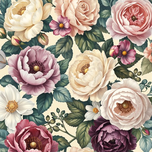 Free Elegant Floral Pattern Image - Floral, Botanical, Roses | Download ...