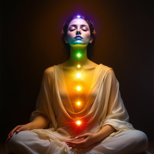 Meditator Radiating Light Free Spiritual Energy Awakening Image - Meditation, Spiritual, Chakras ...