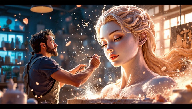Free Sculptor's Magic Touch Image - Sculpture, Artist, Statue ...