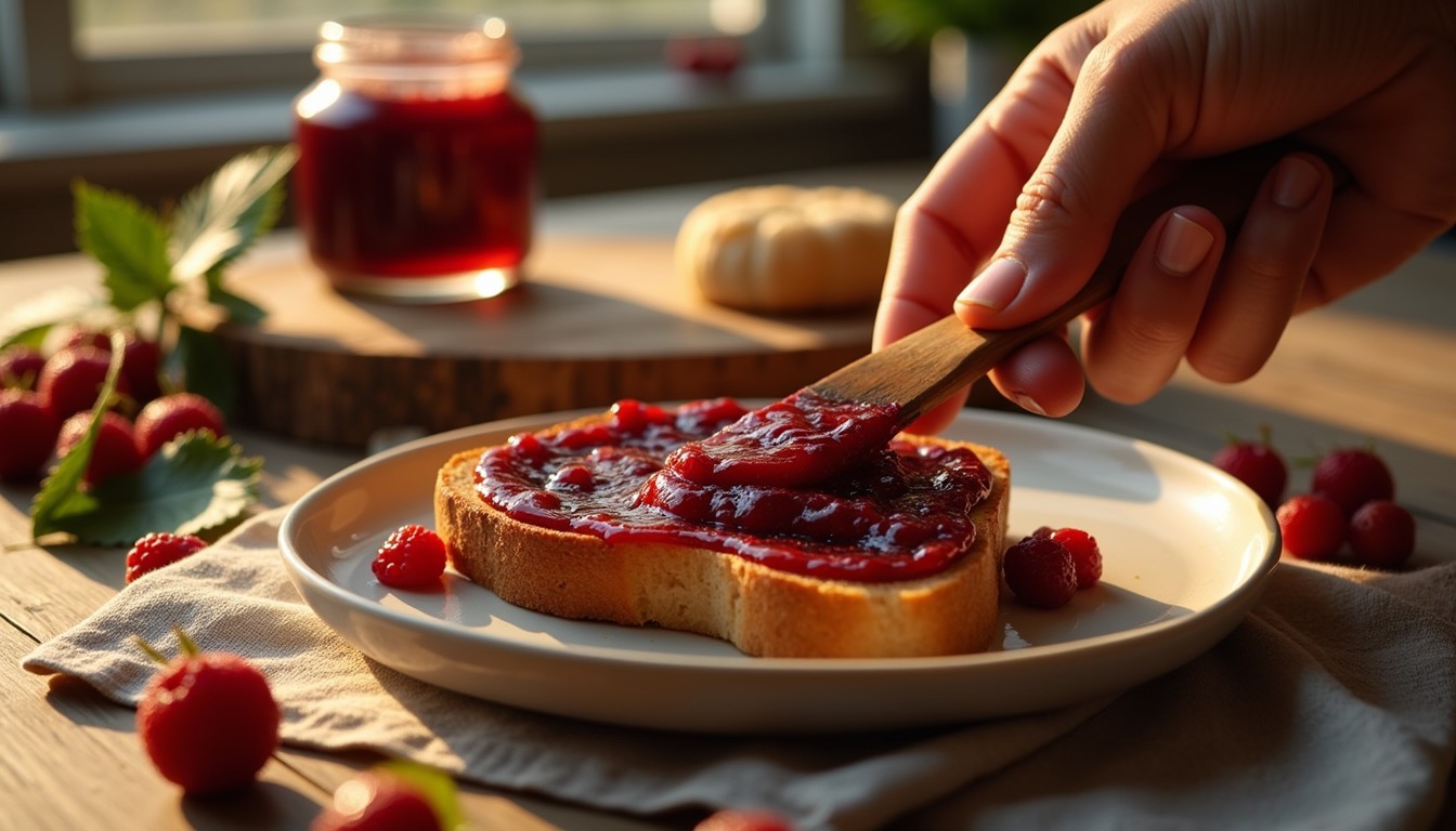Free Berry Jam Moment Image - Jam, Toast, Breakfast | Download at StockCake