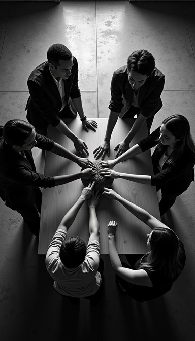 Team Rise Hand Shadow Free Hands Unite Teams Image - Teamwork, Unity, Collaboration ...