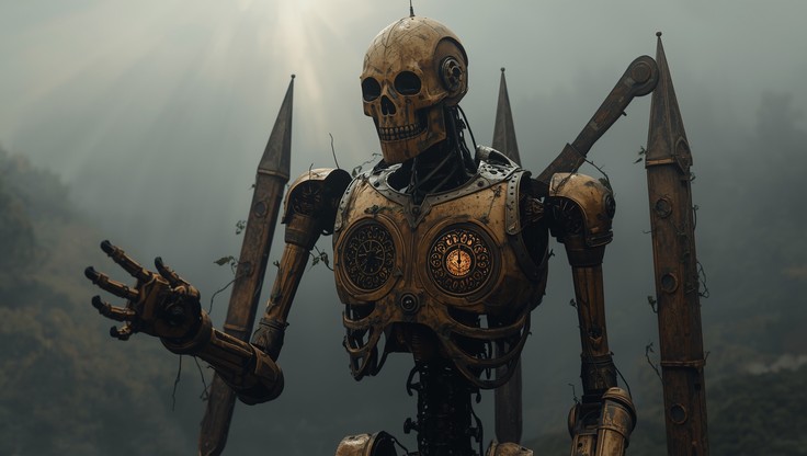 Free Gothic Mechanical Cathedral Photo - Automaton, Robot, Gothic ...