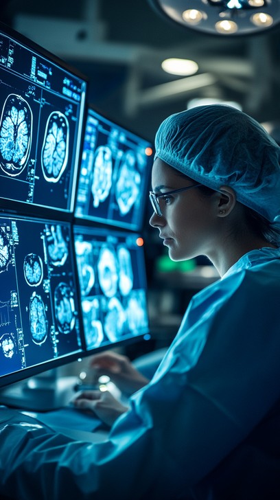 Scan Me Doctor Free Doctor Analyzing Scans Image - Doctor, Medical, Technology ...