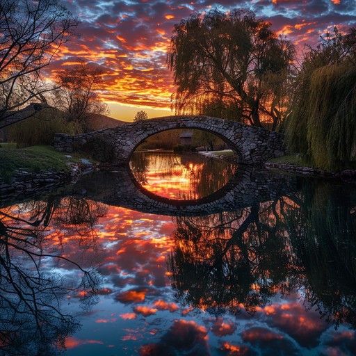 Free Sunset Bridge Reflection Image - Sunset, Reflection, Bridge ...