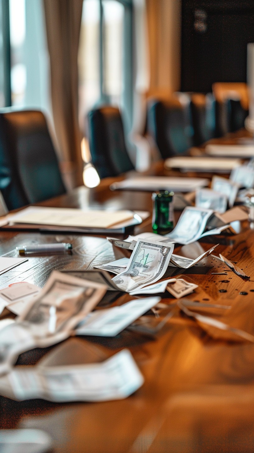Free Messy Conference Table Image - Conference, Table, Papers ...