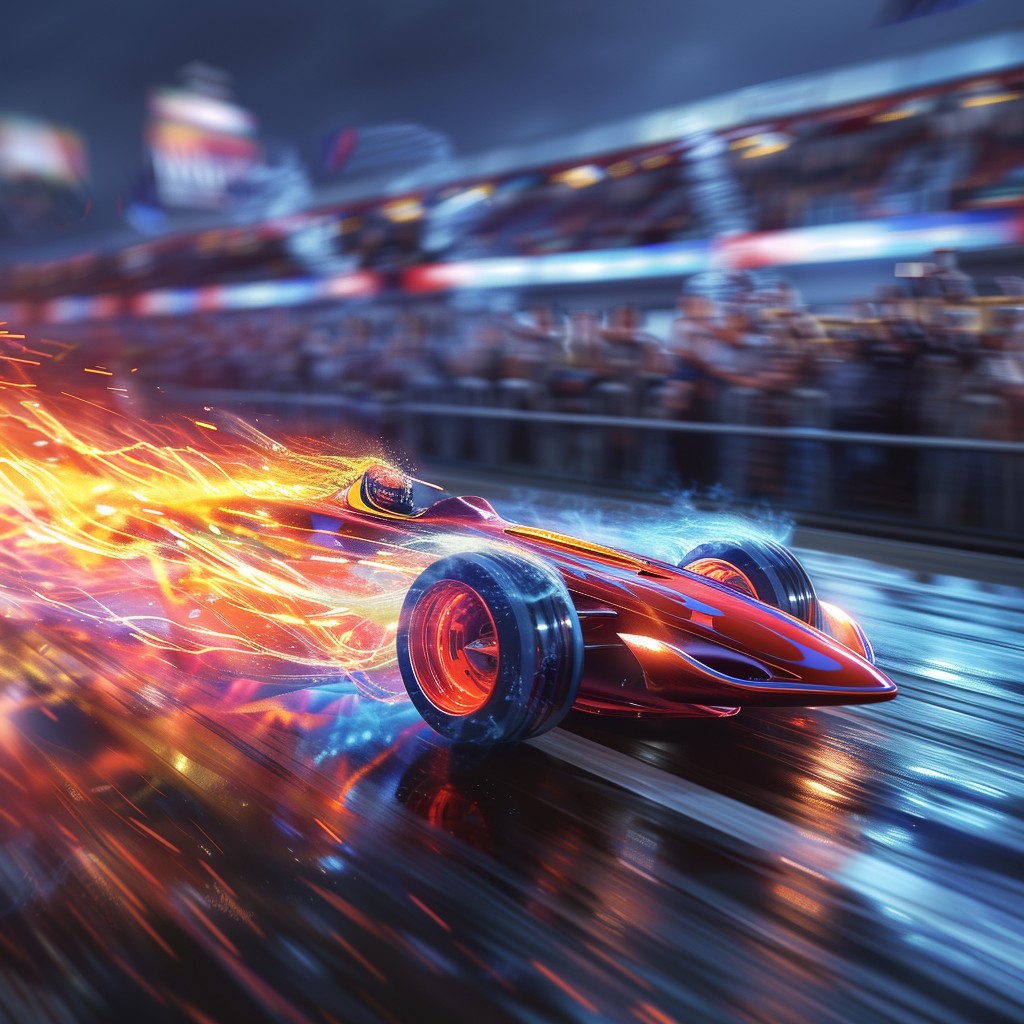 Free Fiery Speed Rush Image - Racing, Speed, Fire | Download at StockCake