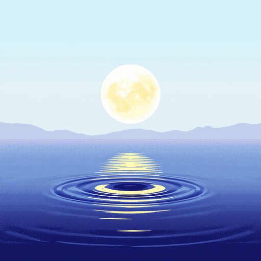 Free Moonlit Silver Ripples Image - Moon, Reflection, Watercolor ...