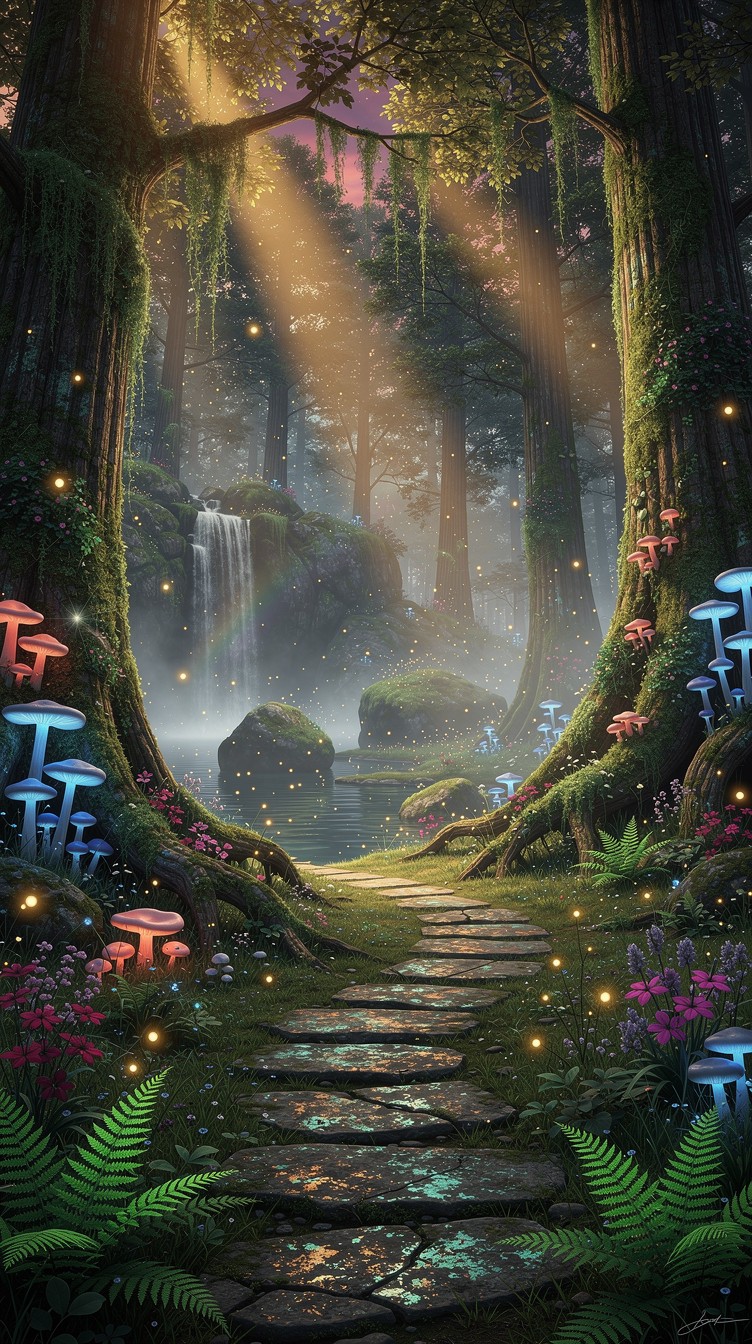 Free Enchanted Forest Path Image - Forest, Enchanted, Magical ...