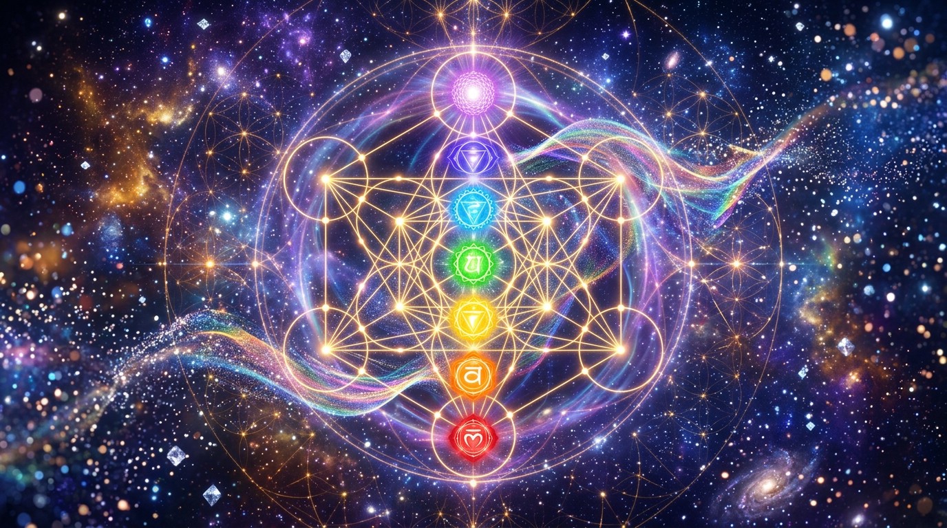Free Cosmic Chakra Geometry Image - Chakra, Meditation, Spiritual ...