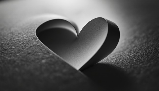 Free Shadow Heart Art Image - Heart, Shadow, Minimal | Download at ...