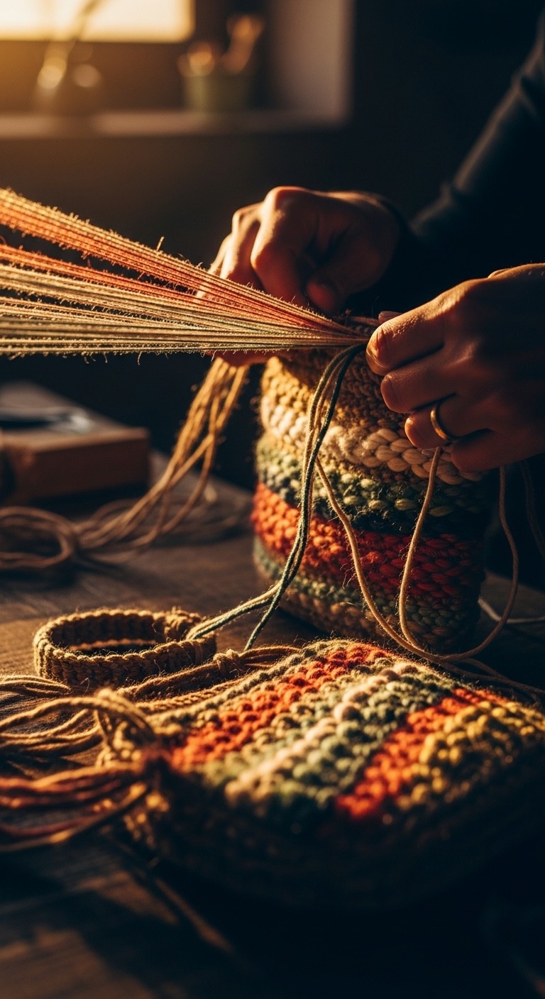 Free Artisanal Fiber Weaving Image - Weaving, Artisanal, Handcraft ...