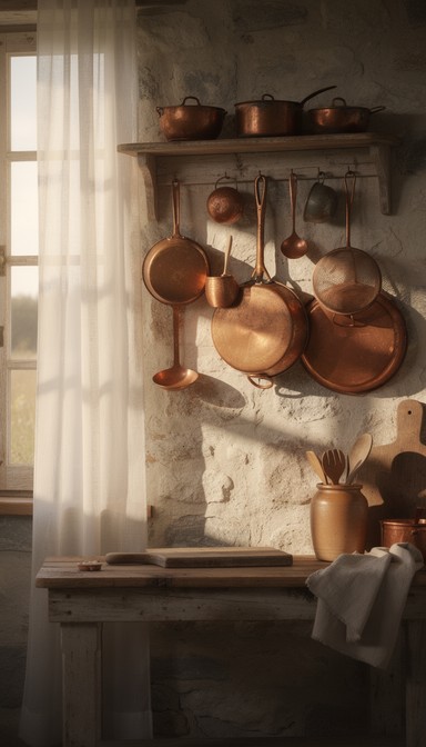 Free Copper Kitchen Warmth Image - Copper, Kitchen, Rustic | Download ...