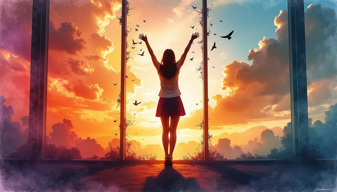 Free Freedom Beyond Limits Image - Silhouette, Sunset, Freedom ...