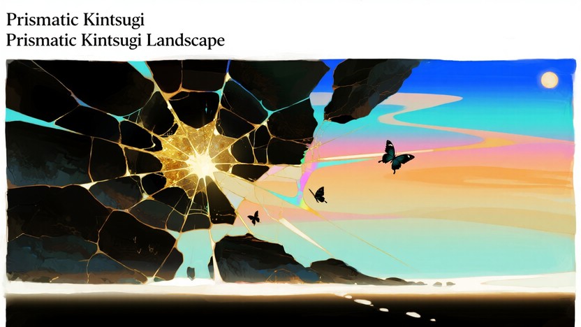 Free Prismatic Kintsugi Rebirth Image - Kintsugi, Prismatic, Landscape ...